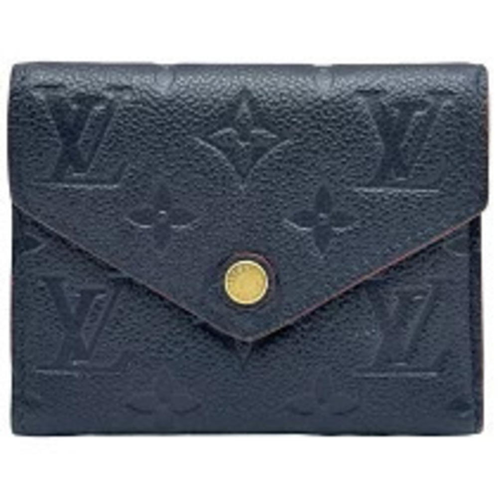 Louis Vuitton Portefeuille Victorine Monogram Empreinte Leather Marine Blue